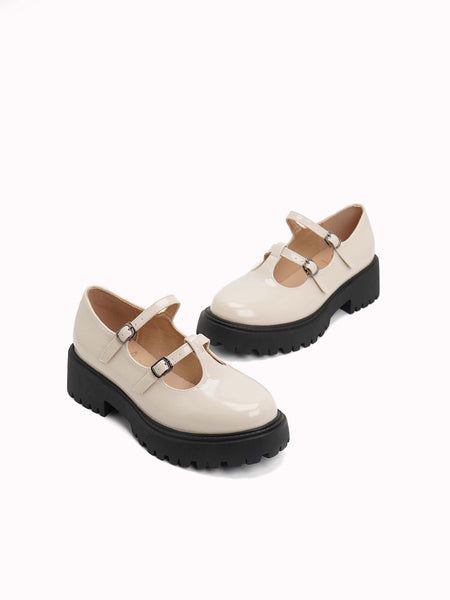 Lorena  Platform Mary Janes